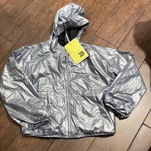 All in Motion Shimmering Silver Kids Raincoat